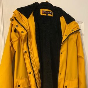 Yellow Utility Rain Jacket